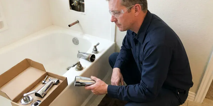 Local faucet installation by KRV Plumbing, Wichita