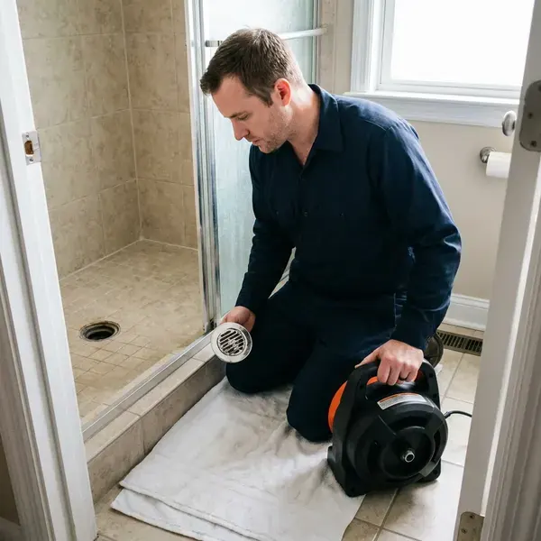 Local drain cleaning by KRV Plumbing, Wichita, KS