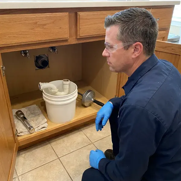 Local drain repairs by KRV Plumbing, Emporia, KS
