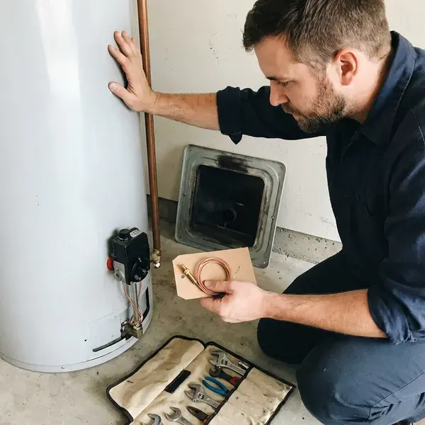 Local gas water heater repair by KRV Plumbing, Wichita, KS