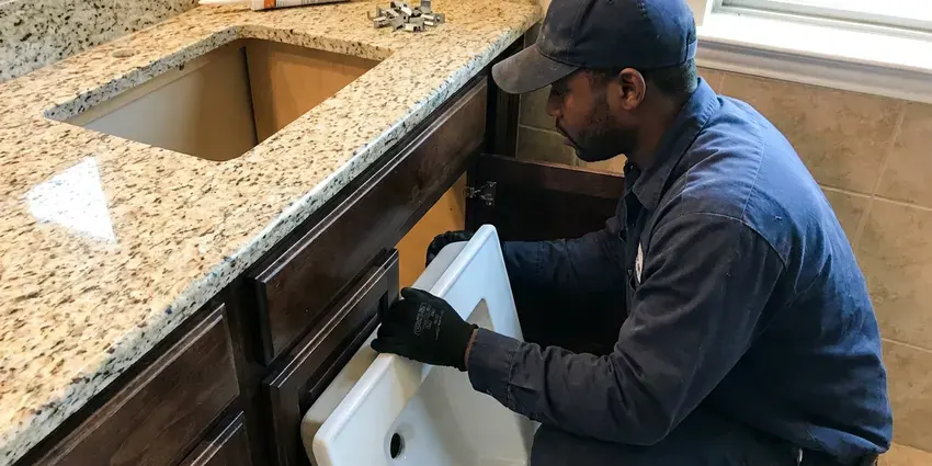 Local faucet repair by KRV Plumbing, Wichita
