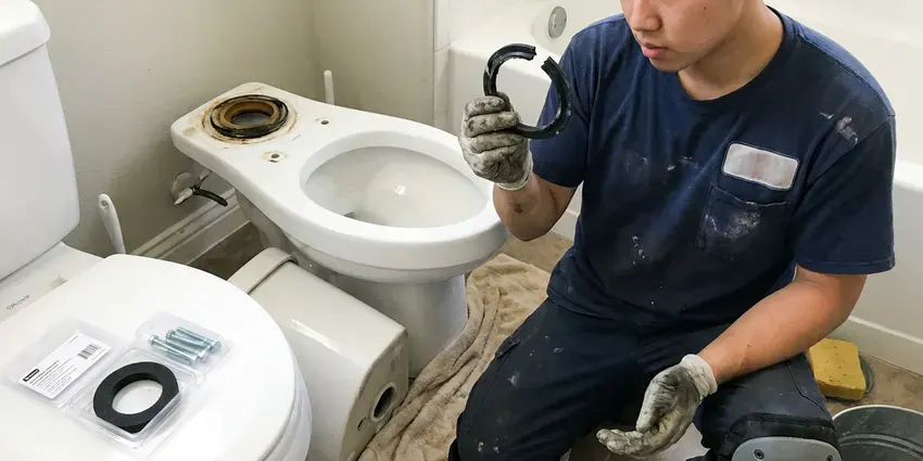 Toilet Bowl Replacement in Wichita